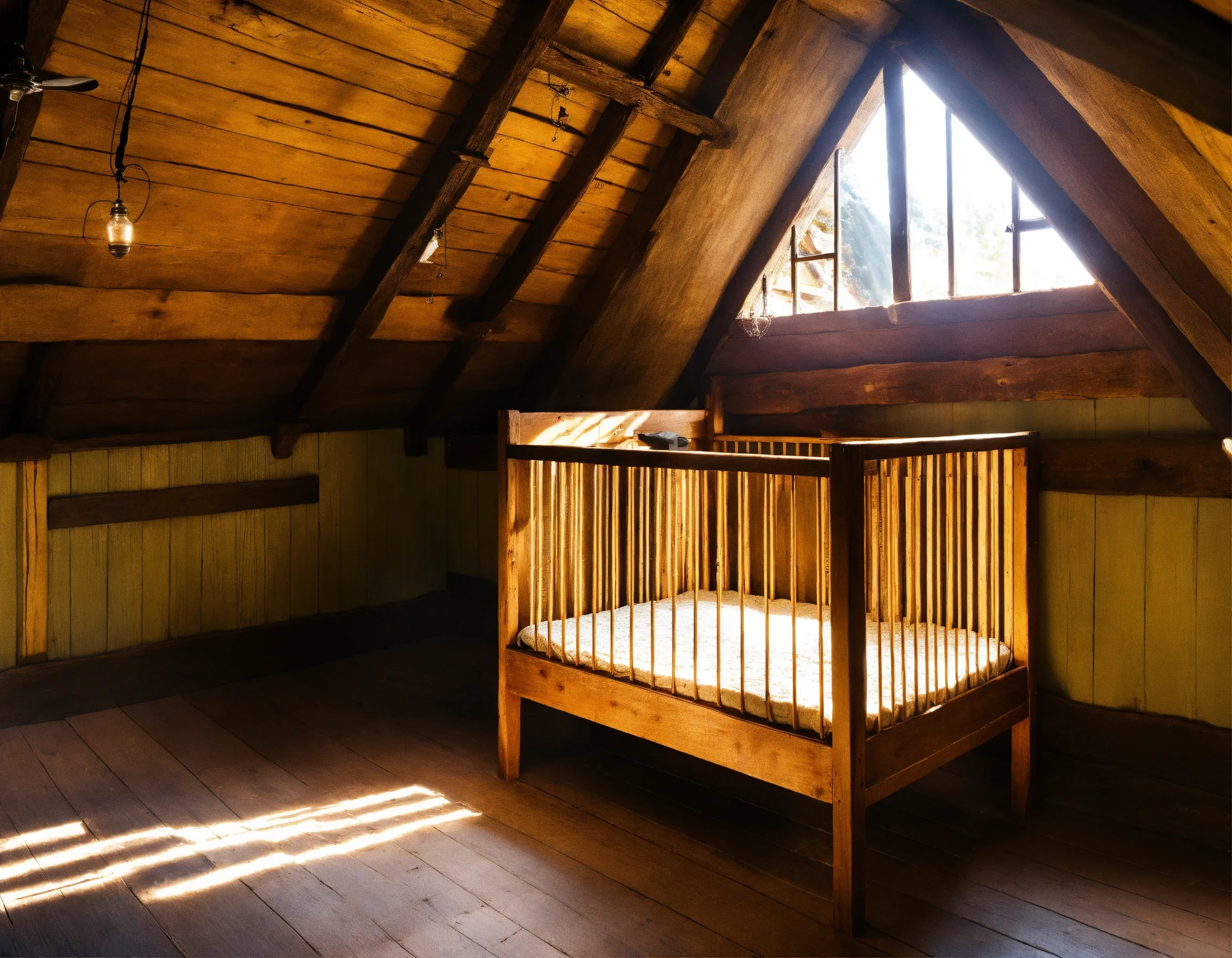 Modern minimalist living space with natural lighting